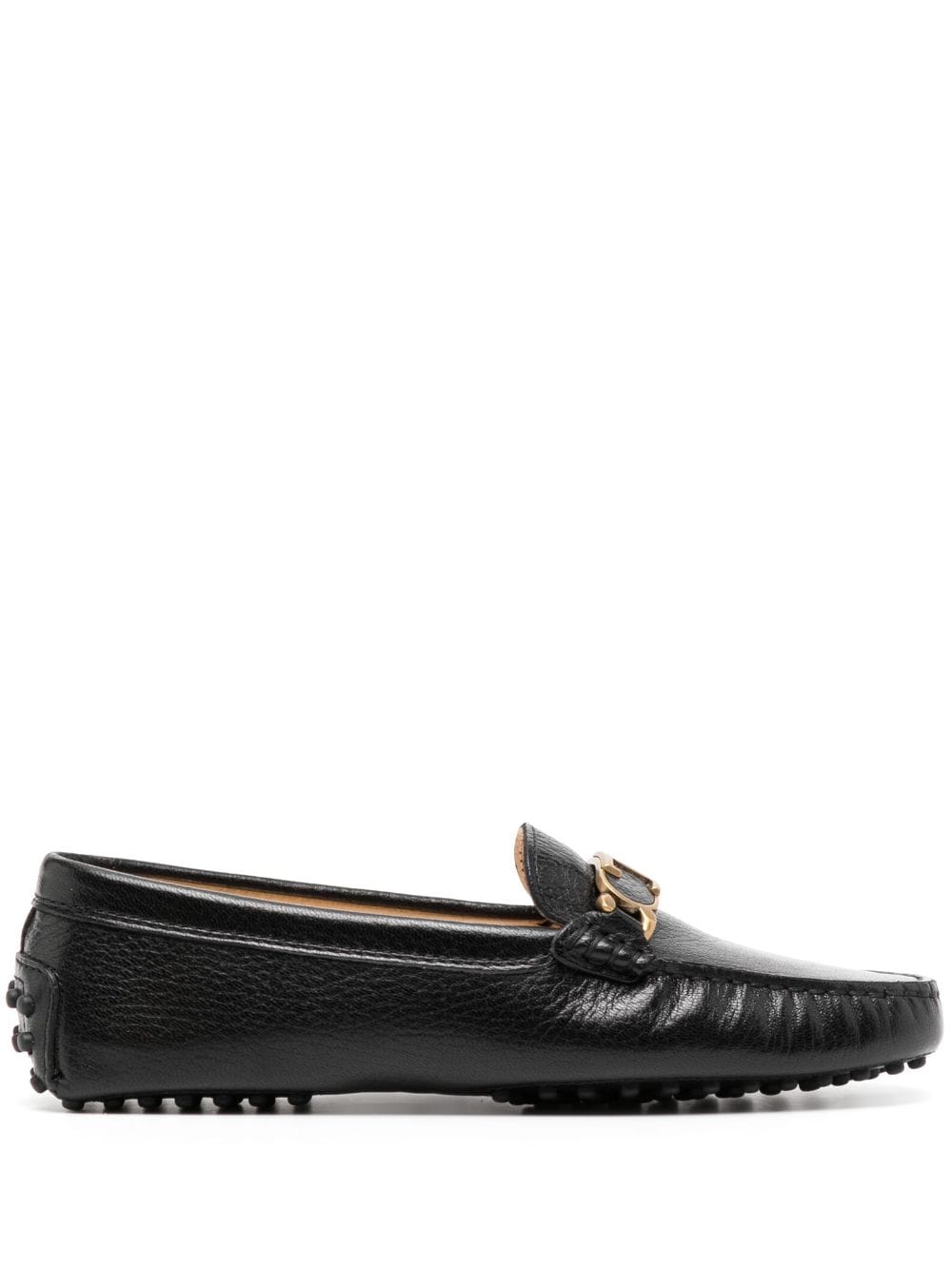 Tod's logo-plaque Leather Loafers - Farfetch