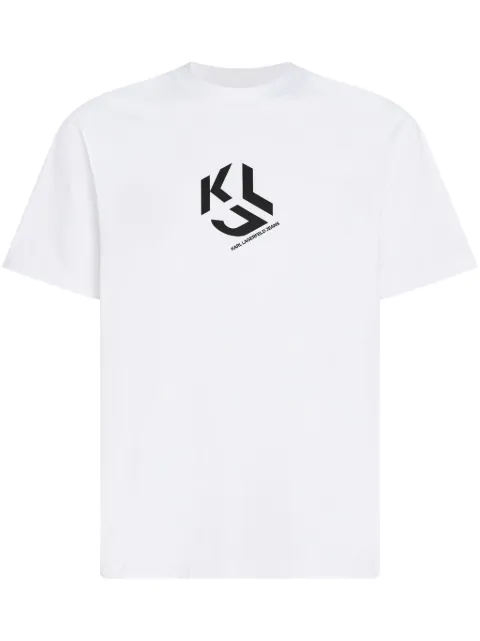 Karl Lagerfeld Jeans monogram-print T-shirt