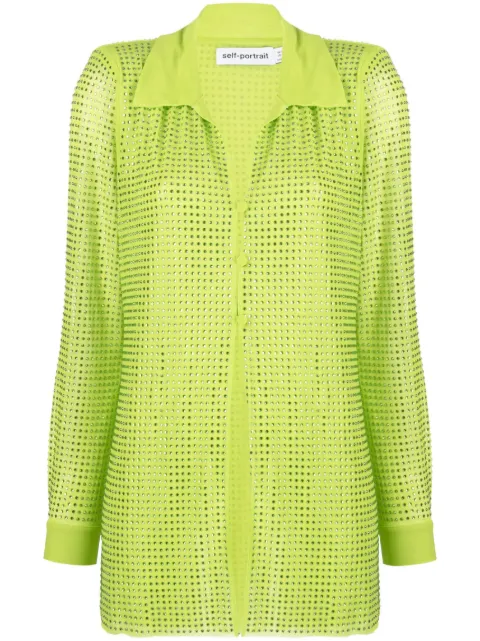 Self-Portrait camisa Hotfix