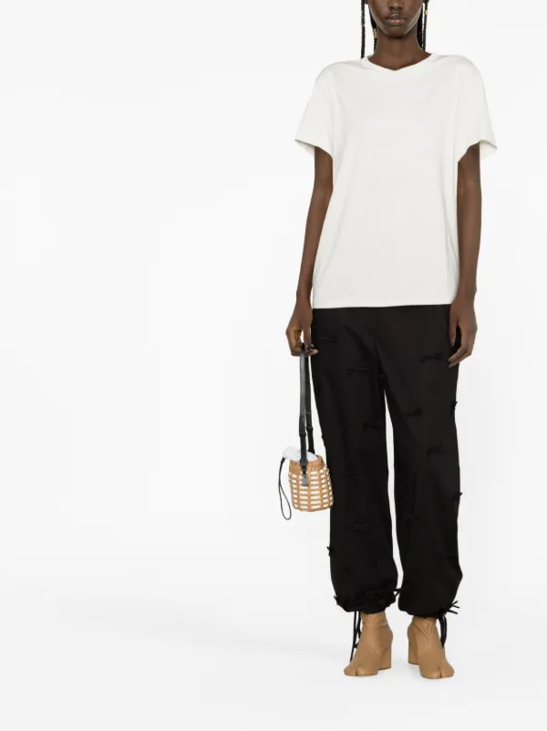 Maison Margiela エンブロイダリー Tシャツ | ホワイト