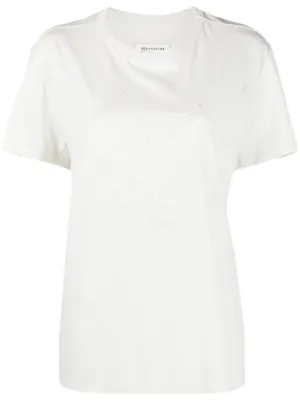 Maison Margiela エンブロイダリー Tシャツ | ホワイト | FARFETCH JP