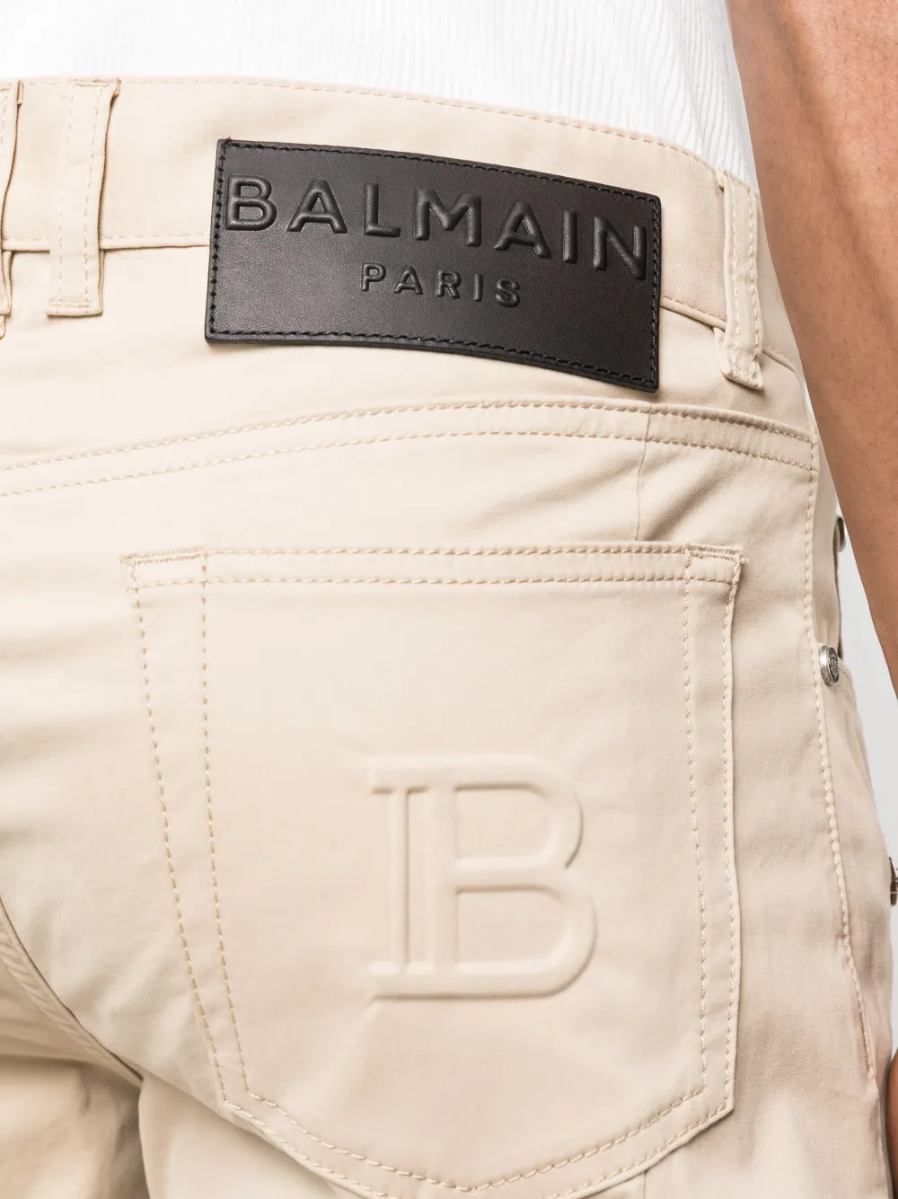 BALMAIN STRAIGHT-LEG CARGO PANTS 