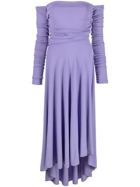 Erika Cavallini  Manila off-shoulder asymmetric dress