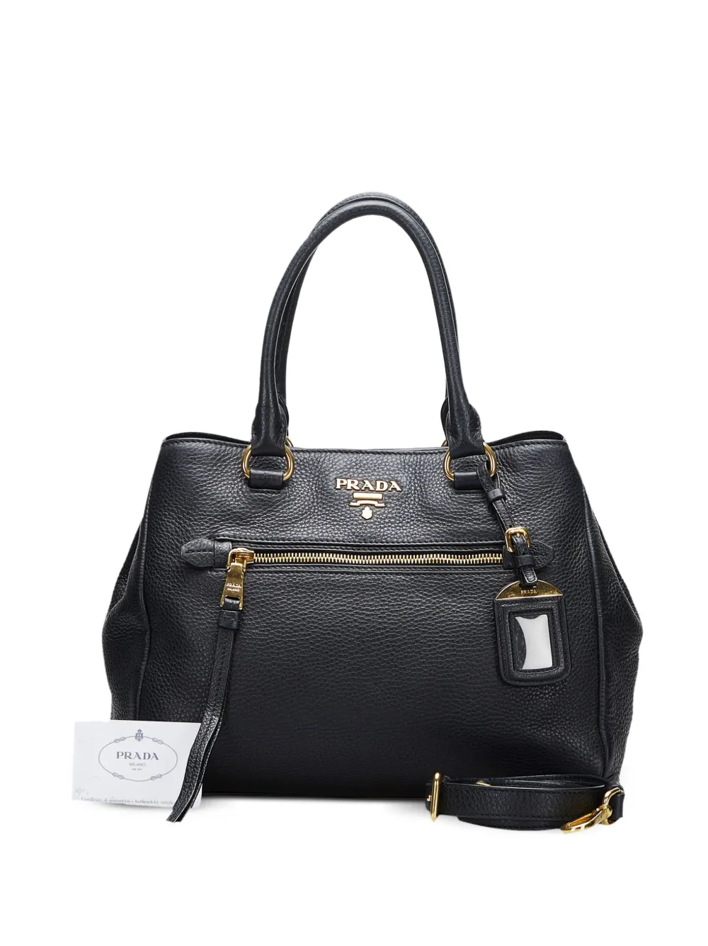 Prada Pre-Owned Vitello Phenix Shoulder Bag - Farfetch