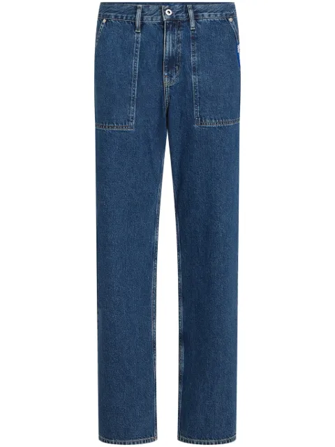 Karl Lagerfeld Jeans logo-patch straight-leg jeans