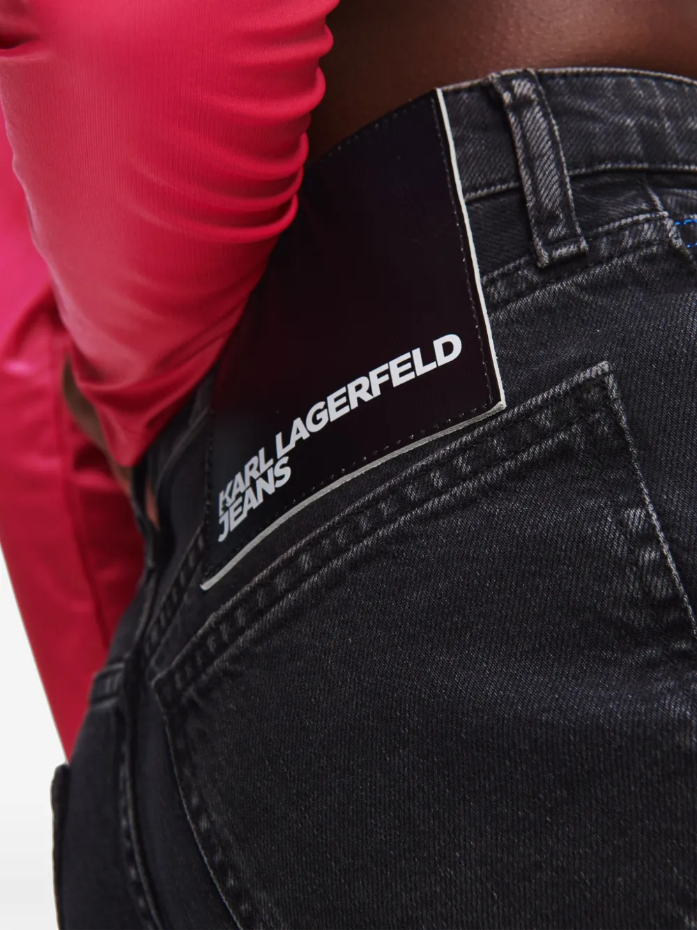 Karl Lagerfeld Jeans Ruimvallende jeans Zwart