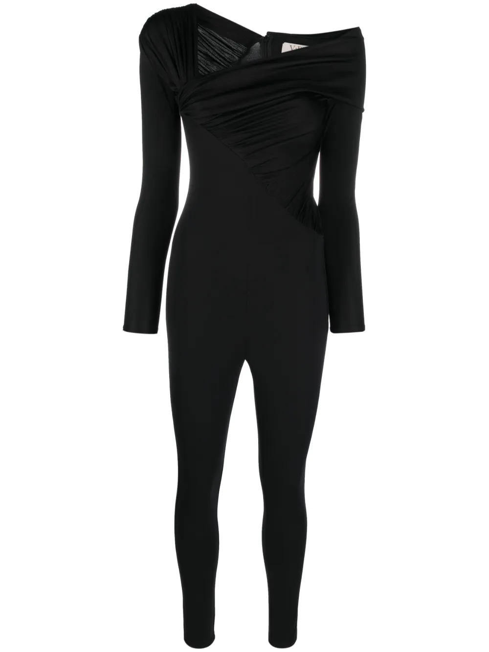V:PM ATELIER Moon ruched jumpsuit | Black | Image 1
