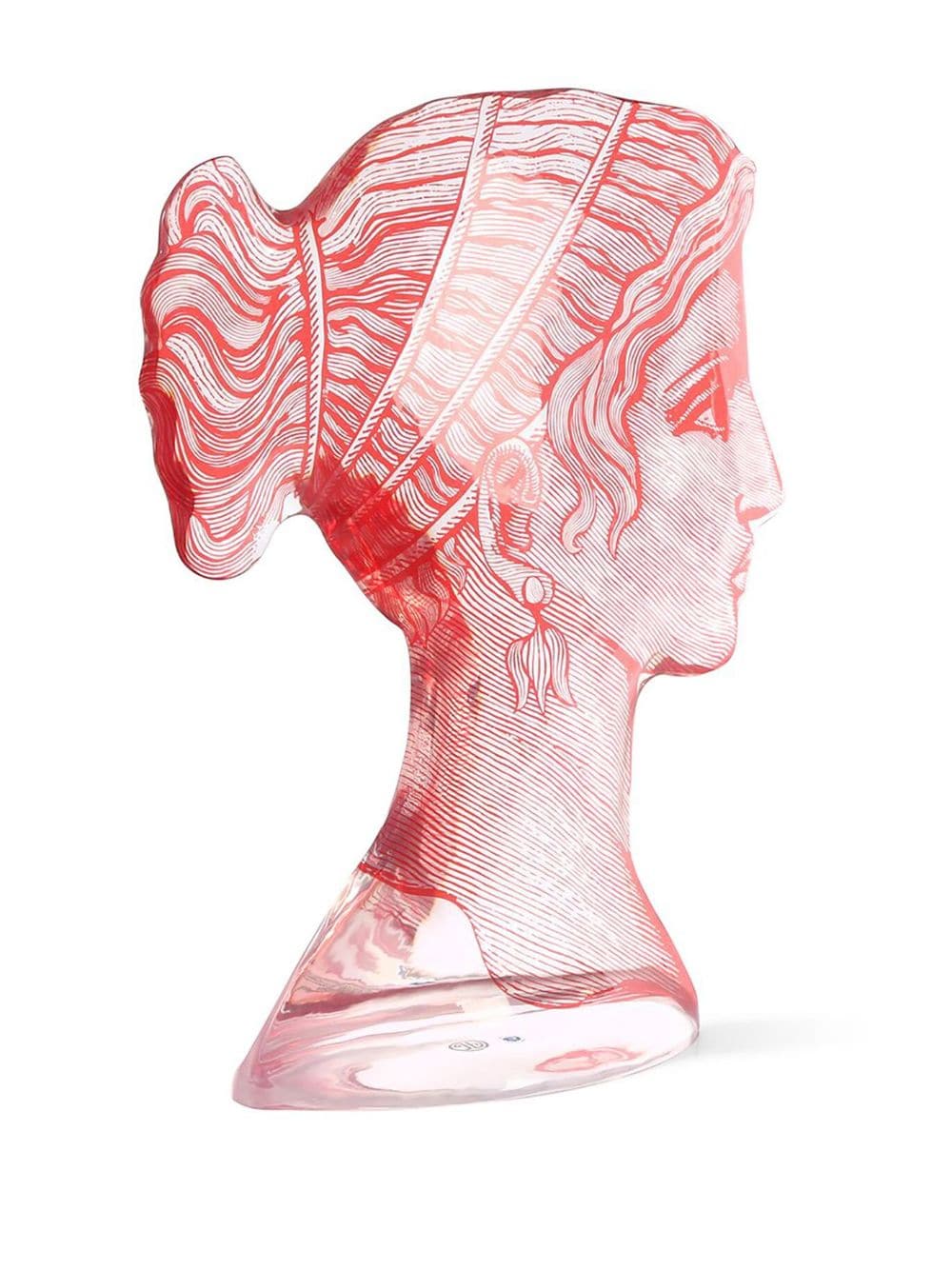 Shop Jonathan Adler Grand Tour Goddess Bust In Red