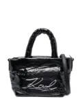 Karl Lagerfeld K/Signature logo-plaque tote bag - Black