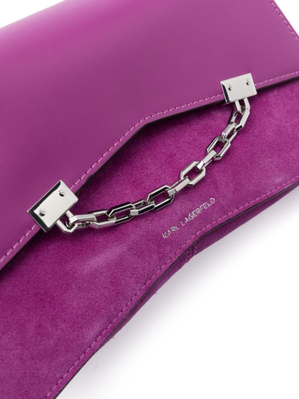 Pre-owned Karl Lagerfeld Clutch Bag In Pink