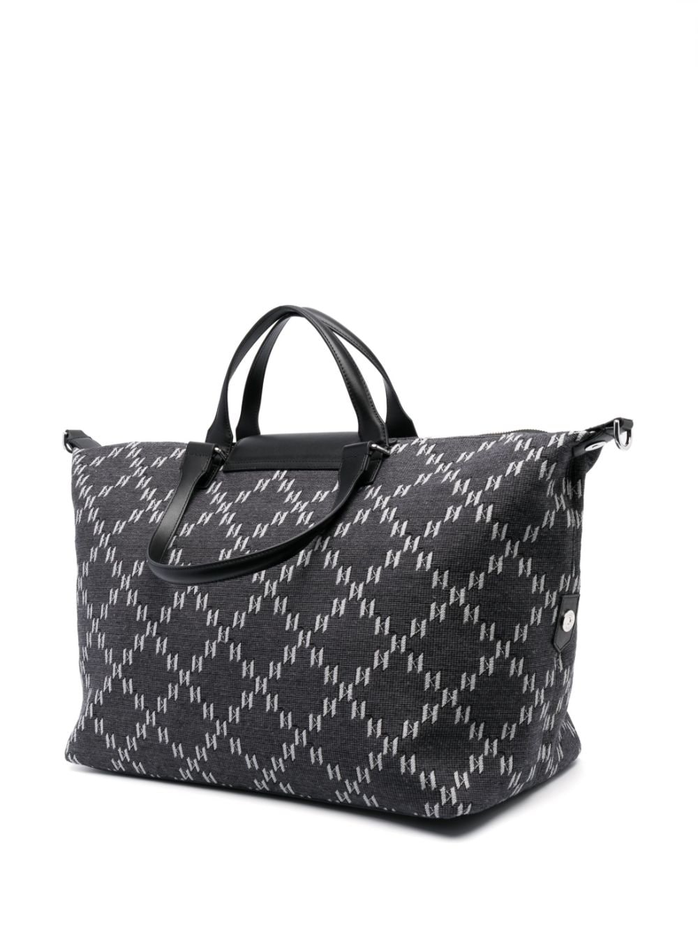 Karl Lagerfeld 2.0 weekendtas met monogram patroon - Grijs