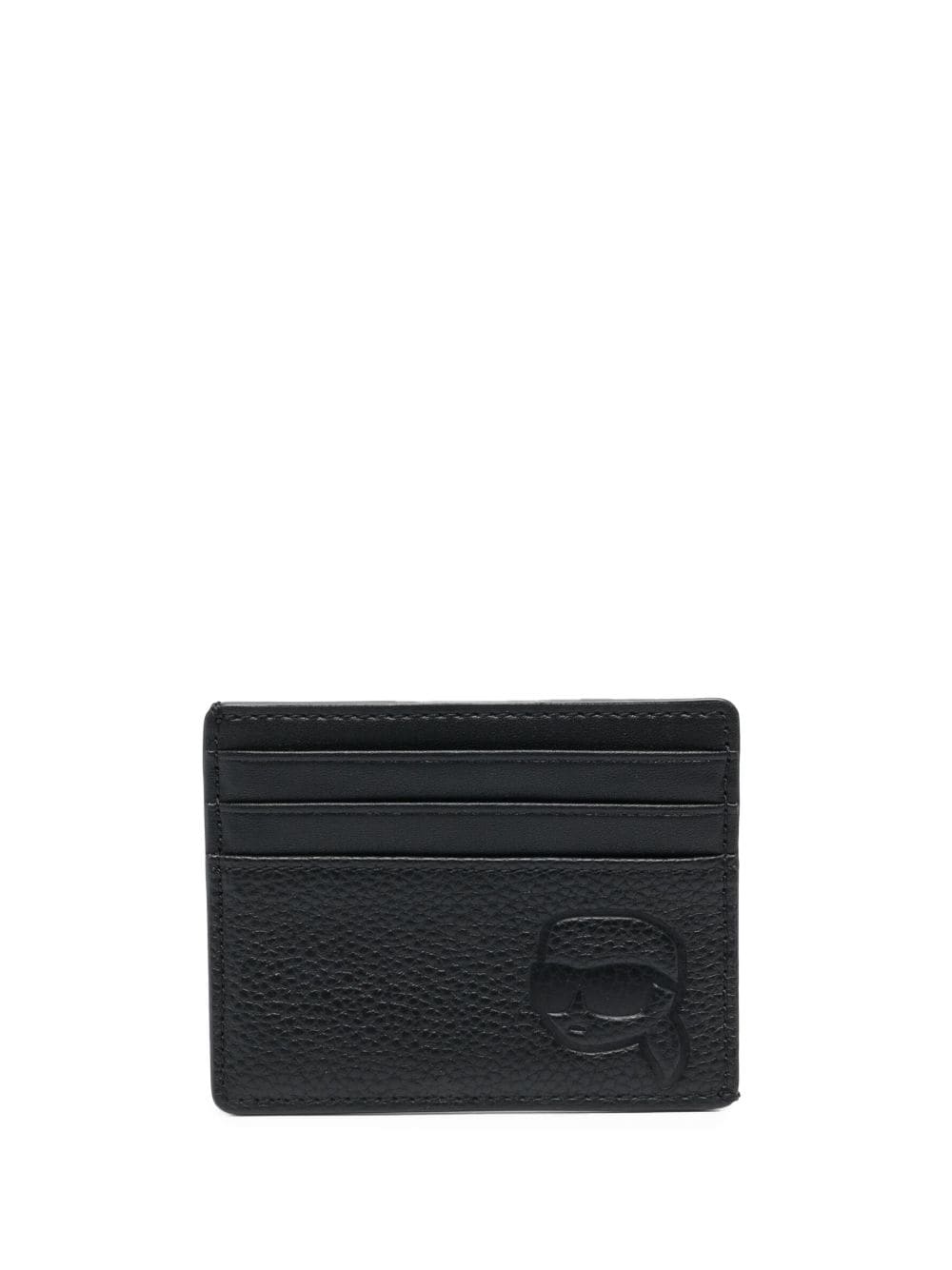 Karl Lagerfeld K/ikonik 2.0 Faux-leather Wallet In Black