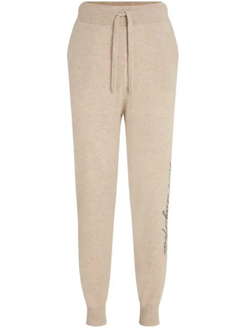 Karl Lagerfeld cashmere ribbed cuff sweatpants 
