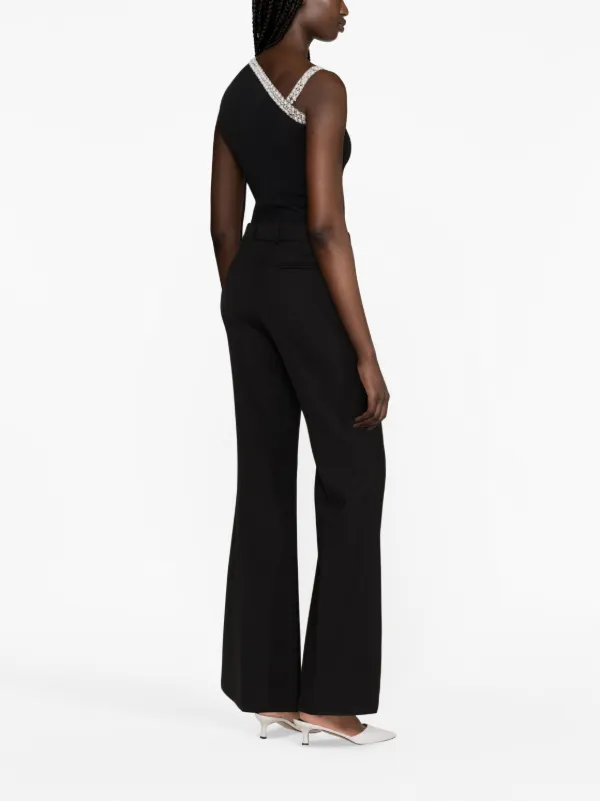 ★美品★ KARL LAGERFELD 黒　オールインワン Karl Lagerfeld faux-pearl one-shoulder Top | Black | FARFETCH