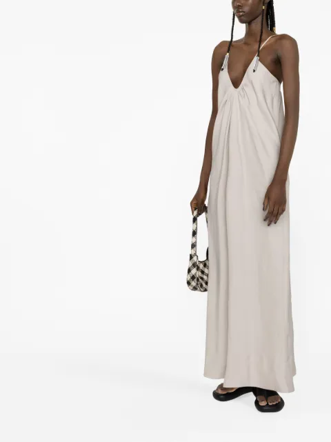 Dorothee Schumacher V-neck maxi dress 140114 - 1