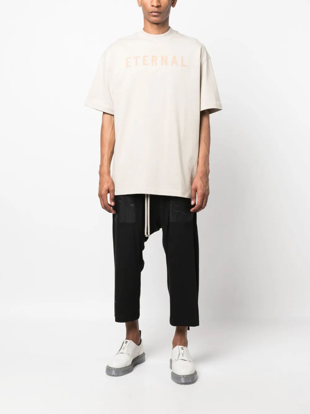Rick Owens DRKSHDW Broek met verlaagd kruis - Zwart