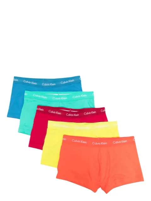 Calvin Klein - logo-waistband cotton boxers (set of 5)