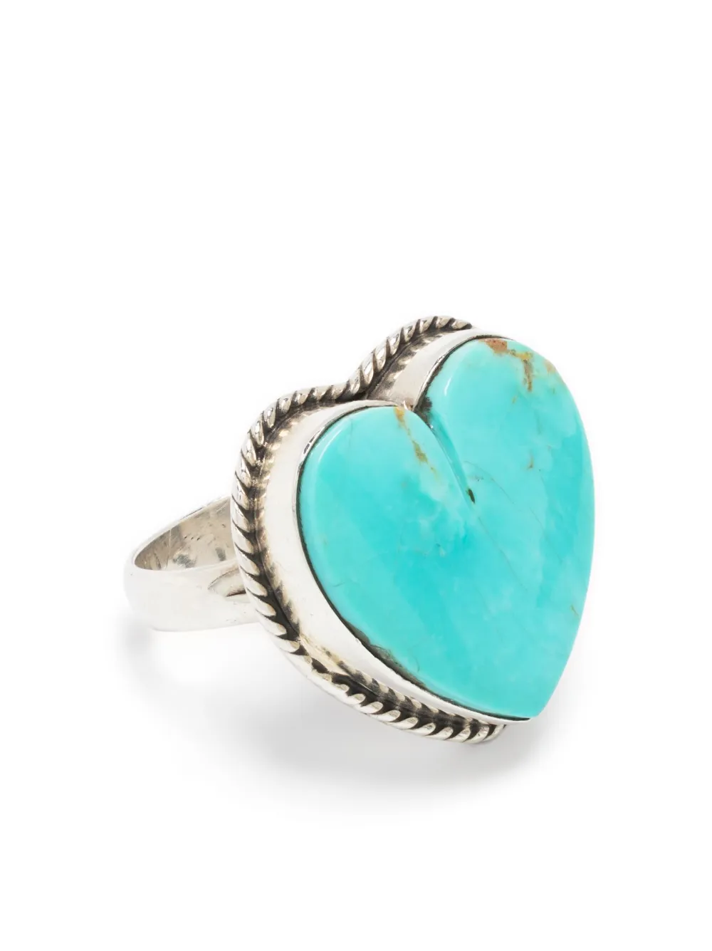 Jessie Western heart-shape hand-carved ring