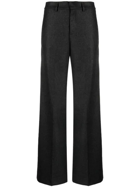 P.A.R.O.S.H. high-waist wide-leg tailored trousers