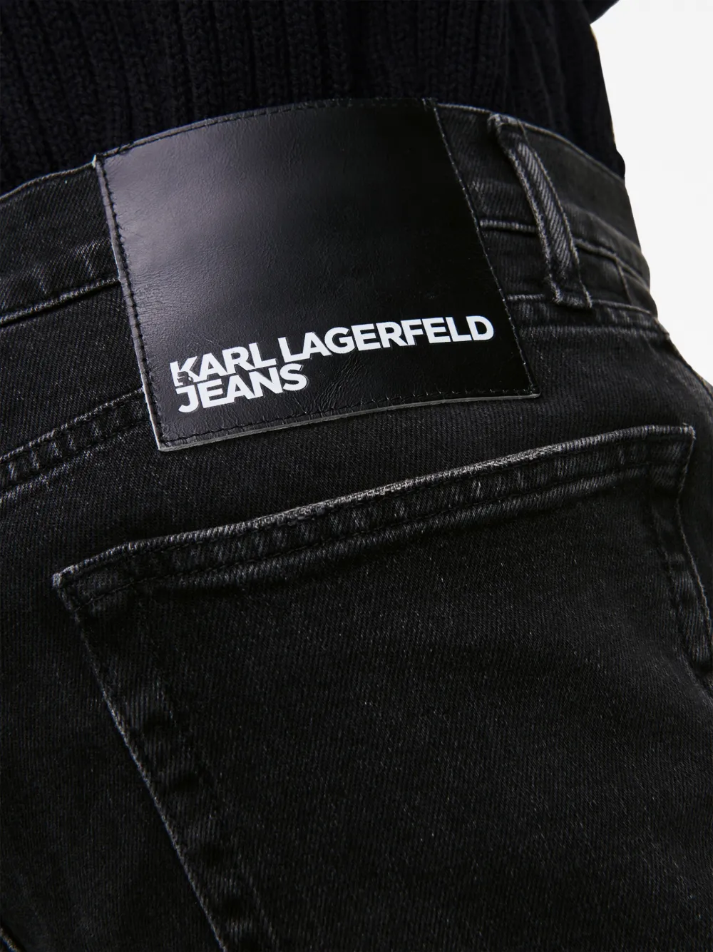 Karl Lagerfeld Jeans Straight jeans Zwart