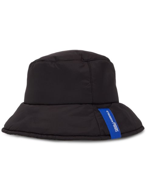 Karl Lagerfeld Jeans padded logo-patch bucket hat