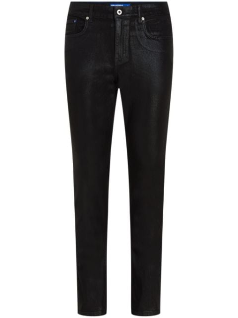 Karl Lagerfeld Jeans Halbhohe Slim-Fit-Jeans