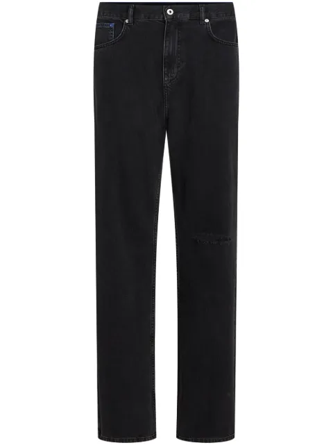 Karl Lagerfeld Jeans jean droit à patch logo