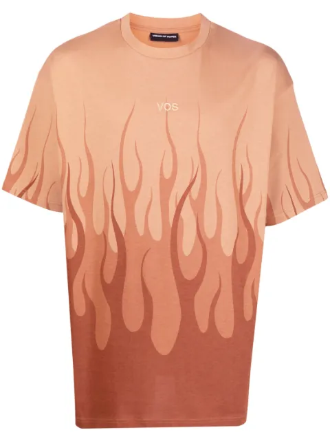 Vision Of Super flame-printed T-shirt