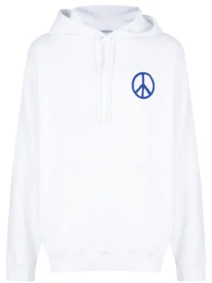 Peace shop hoodie white