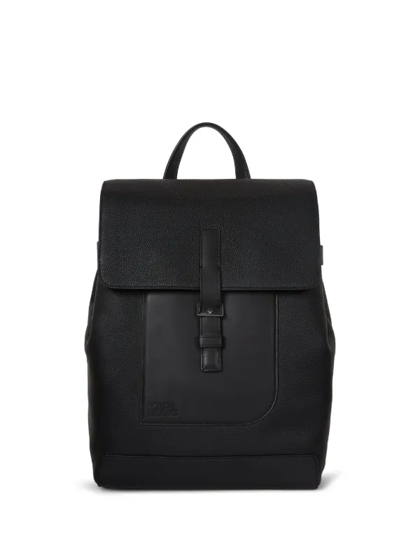 Karl lagerfeld best sale leather backpack