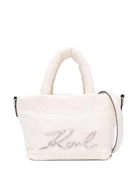 Karl Lagerfeld small K Signature padded tote bag WOMEN