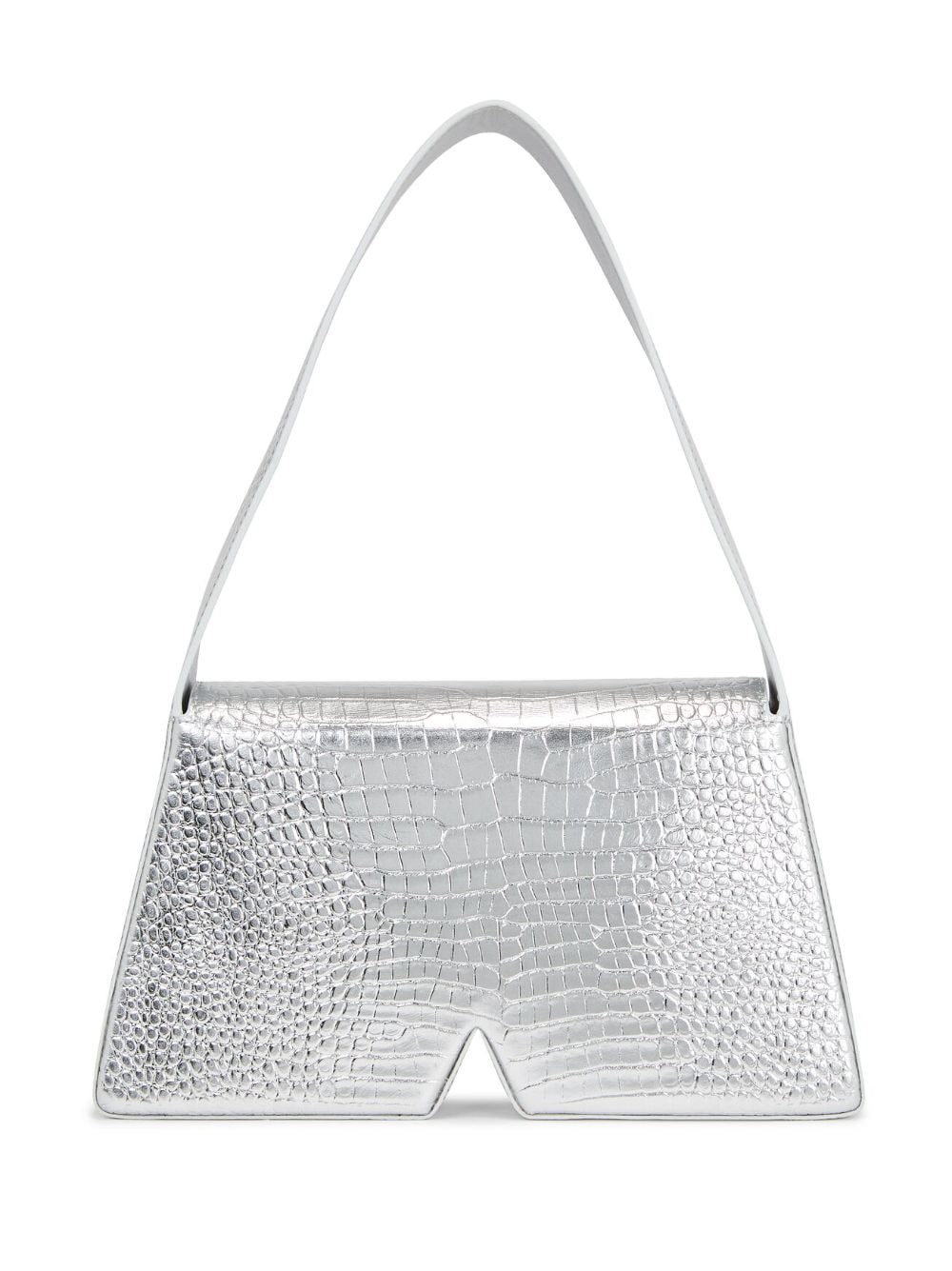 Women's IKON K SMALL CROC-EFFECT CROSSBODY BAG by KARL LAGERFELD