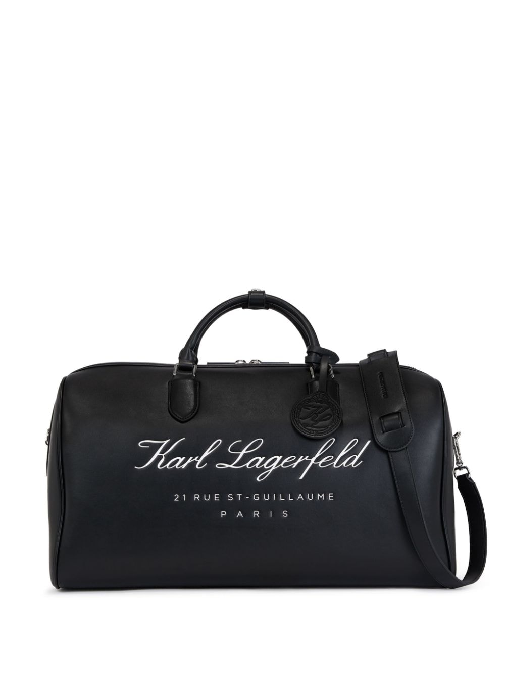 Karl Lagerfeld Hotel Karl Weekender Bag In Black