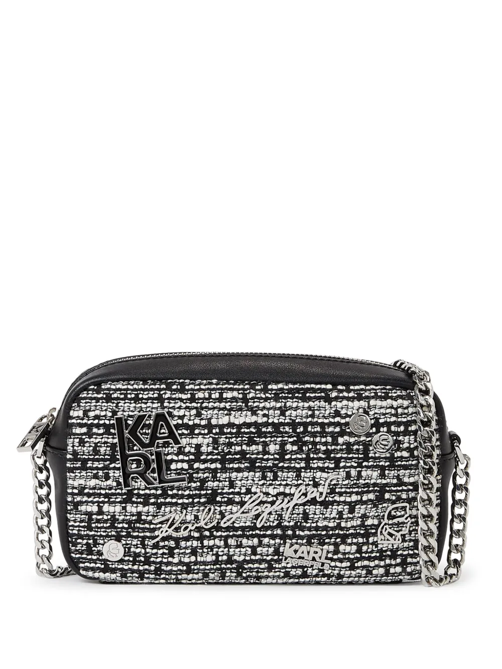 Karl Lagerfeld K/Style Bouclé Camera Bag Farfetch
