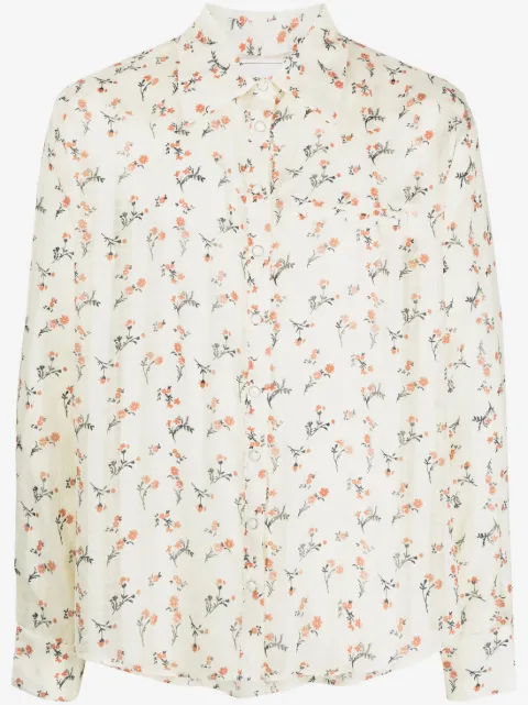 Youths In Balaclava floral-print long-sleeve shirt