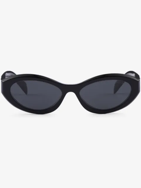Prada lunettes de soleil Symbole à monture ovale