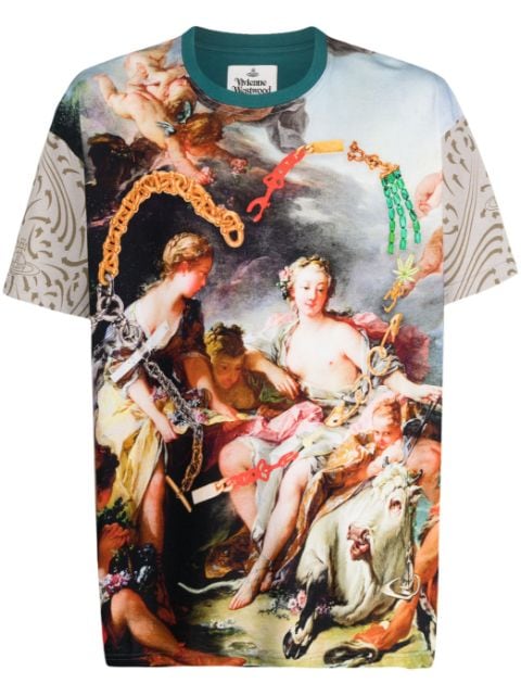 Boucher-print cotton T-shirt