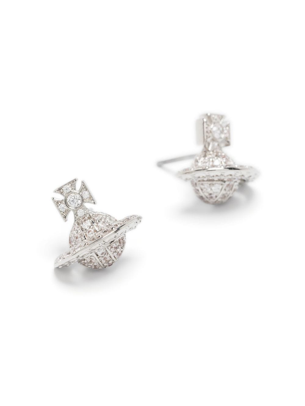 Vivienne Westwood heart-shaped crystal-embellished Earrings - Farfetch
