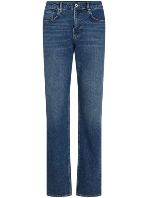 Karl Lagerfeld Jeans logo-patch organic cotton jeans