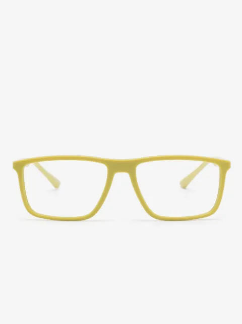 Emporio Armani logo-plaque square-frame glasses
