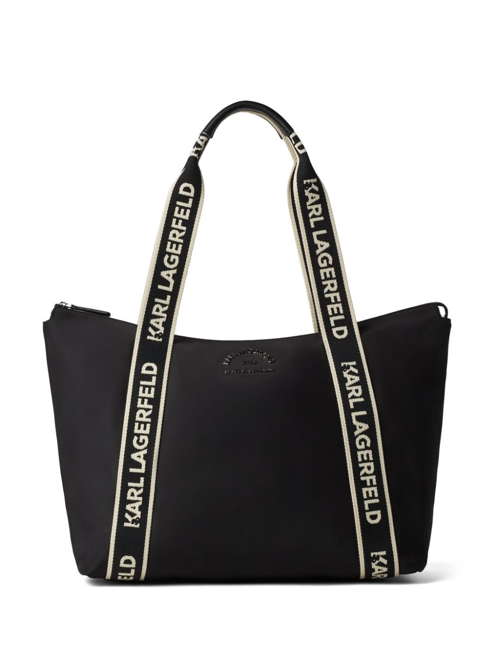 Karl Lagerfeld Logo-embellished Tote Bag In Black