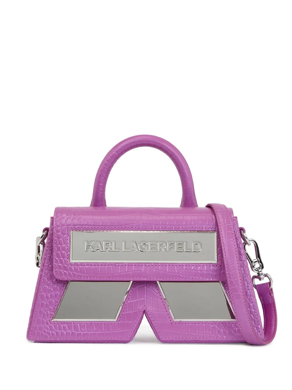 Karl Lagerfeld IKON/K crocodileeffect Crossbody Bag Farfetch