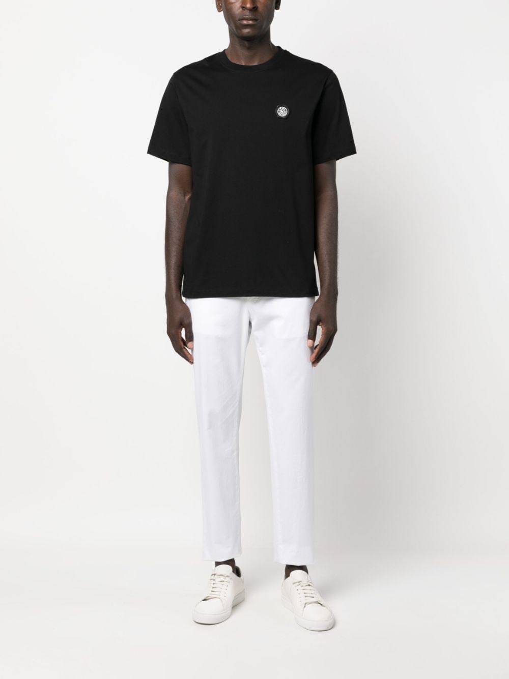 Image 2 of Karl Lagerfeld logo-patch organic cotton T-shirt