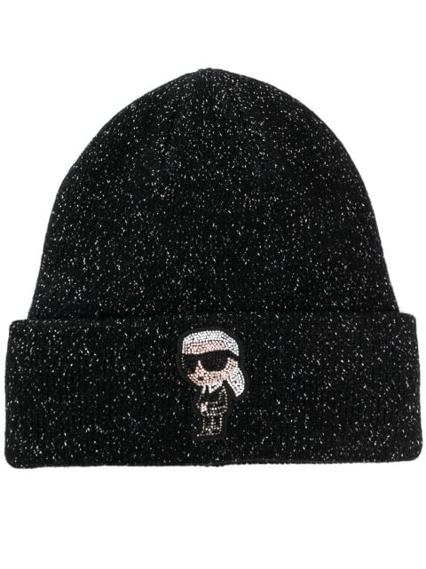 Karl Lagerfeld K/Ikonik 2.0 wool beanie