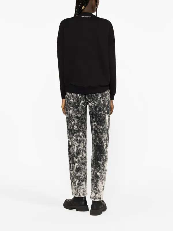 Karl Lagerfeld logo-studded Sweatshirt - Farfetch
