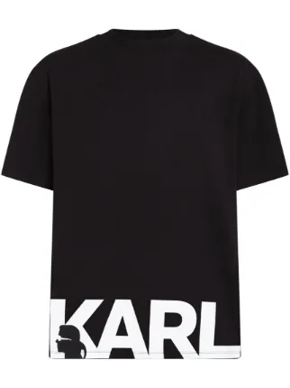 Karl Lagerfeld Tshirt Mini Logo Black