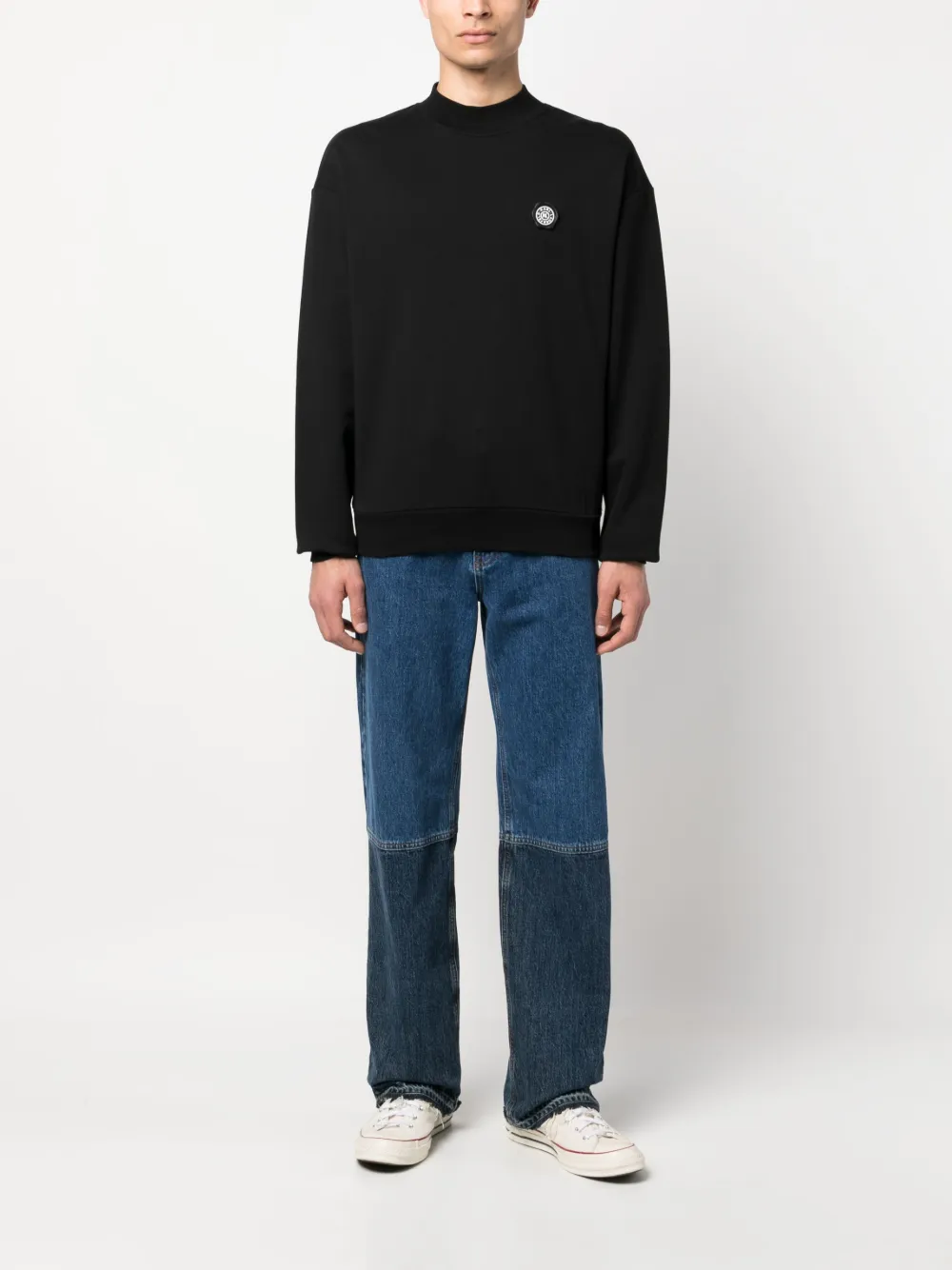 Karl Lagerfeld Sweater met print - Zwart