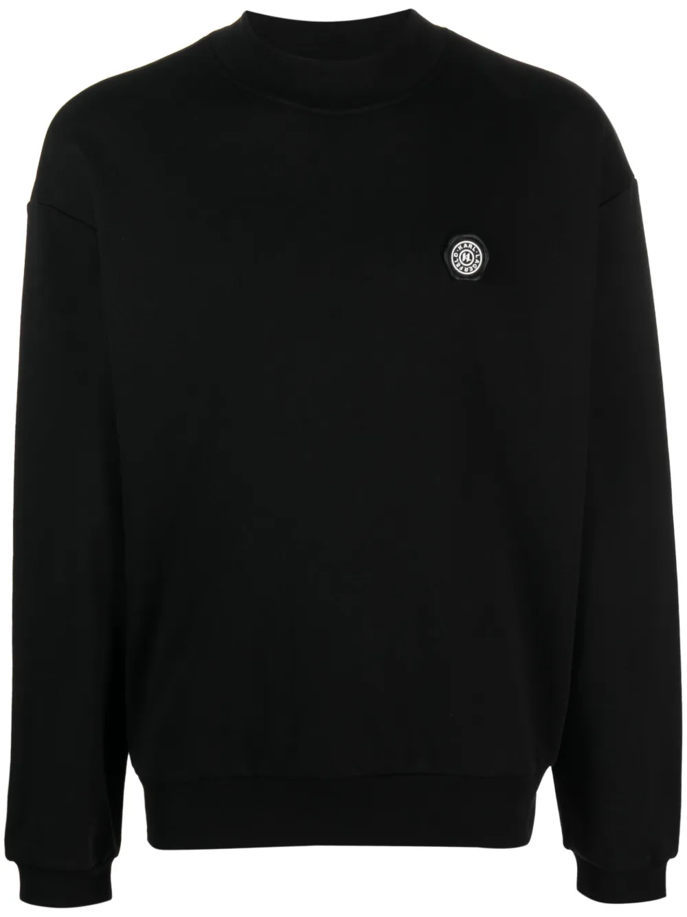 Karl Lagerfeld wax seal sweatshirt - Black