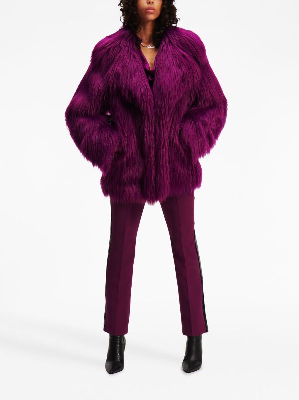 Karl lagerfeld deals faux fur