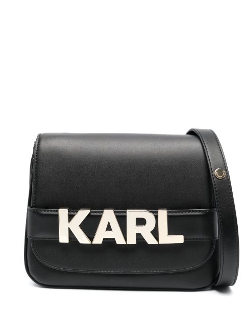 Karl Lagerfeld K Letters logo-plaque crossbody bag WOMEN